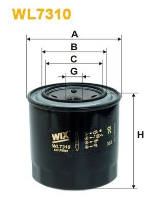 WIX FILTERS WL7310: Õlifilter