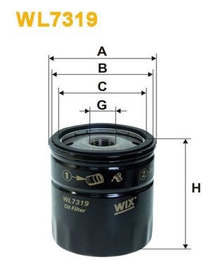 WIX FILTERS WL7319: Õlifilter
