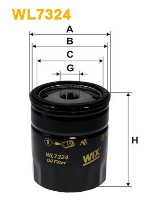 WIX FILTERS WL7324: Õlifilter