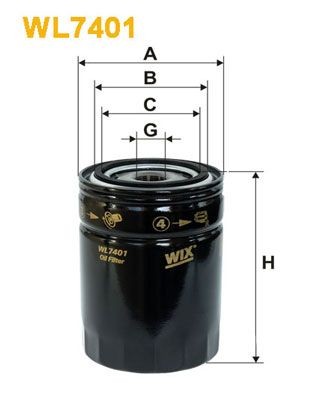 WIX FILTERS WL7401: Õlifilter