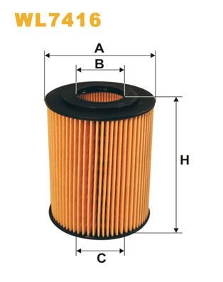 WIX FILTERS WL7416: Õlifilter