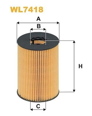 WIX FILTERS WL7418: Eļļas filtrs