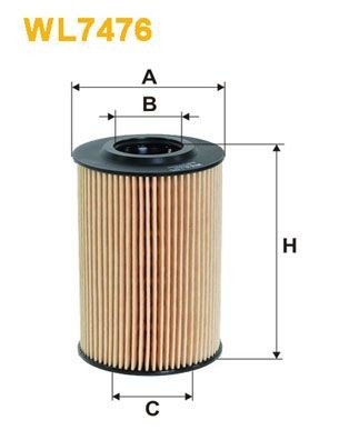 WIX FILTERS WL7476: Õlifilter