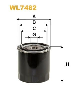 WIX FILTERS WL7482: Oljefilter