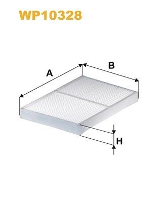 WIX FILTERS WP10328: Filtrs, Salona telpas gaiss Daļiņu filtrs
