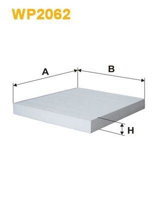 WIX FILTERS WP2062: Interieurfilter Stoffilter