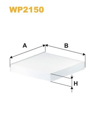 WIX FILTERS WP2150: Filtre d'habitacle Filtre à particules