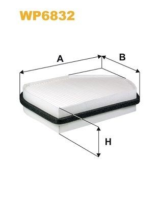 WIX FILTERS WP6832: Kupefilter Partikkelfilter