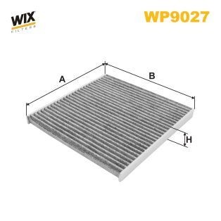 WIX FILTERS WP9027: Filter, salongiõhk Aktiivsöefilter