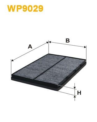 WIX FILTERS WP9029: Filtru, aer habitaclu Filtru carbon activ