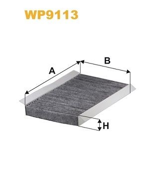 WIX FILTERS WP9113: Salono filtras aktyvios anglies filtras