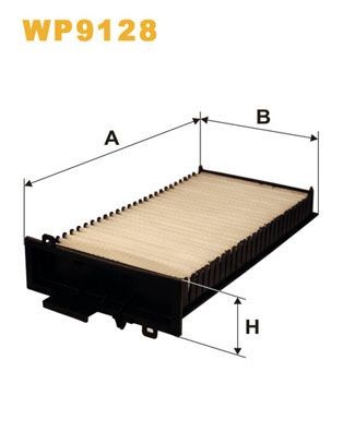 WIX FILTERS WP9128: Φίλτρο, αέρας εσωτερικού χώρου Φίλτρο σωματιδίων
