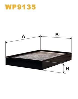 WIX FILTERS WP9135: Interieurfilter Carbon filter