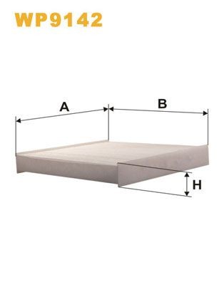 WIX FILTERS WP9142: Suodatin, sisäilma Hiukkassuodatin