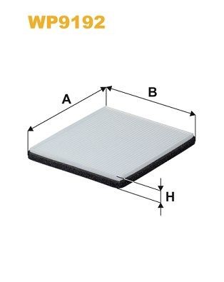 WIX FILTERS WP9192: Suodatin, sisäilma Hiukkassuodatin