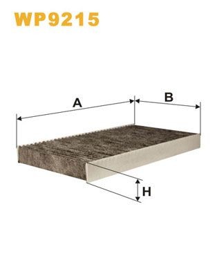 WIX FILTERS WP9215: Salono filtras aktyvios anglies filtras