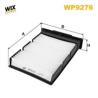 WIX FILTERS WP9276: Filter, salongiõhk Partikkelfilter