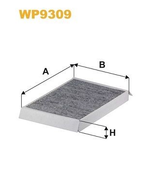 WIX FILTERS WP9309: Salono filtras aktyvios anglies filtras