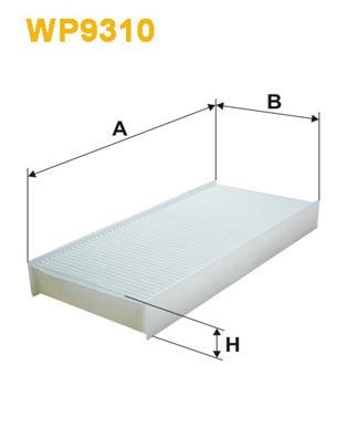 WIX FILTERS WP9310: Filtre d'habitacle Filtre à particules