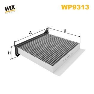 WIX FILTERS WP9313: Filter, salongiõhk Aktiivsöefilter