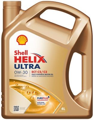 SHELL 550046306: Mootoriõli 4l, 0W-30 Helix, Ultra ECT C2/C3