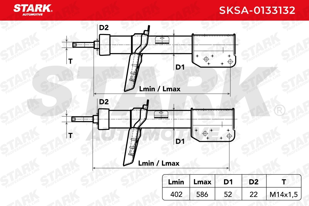 STARK SKSA-0133132: Amort Esisild, Gaasirõhk, Vedruamort