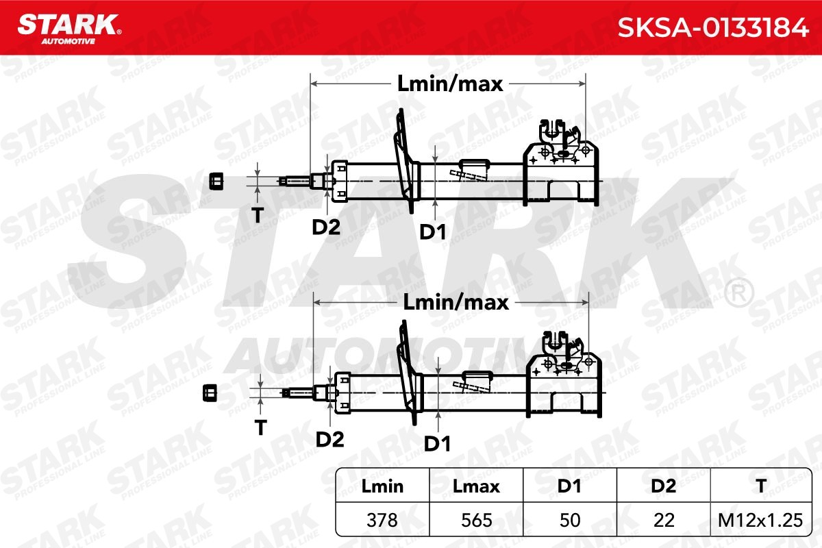 STARK SKSA-0133184: Amort Esisild, Gaasirõhk, Vedruamort