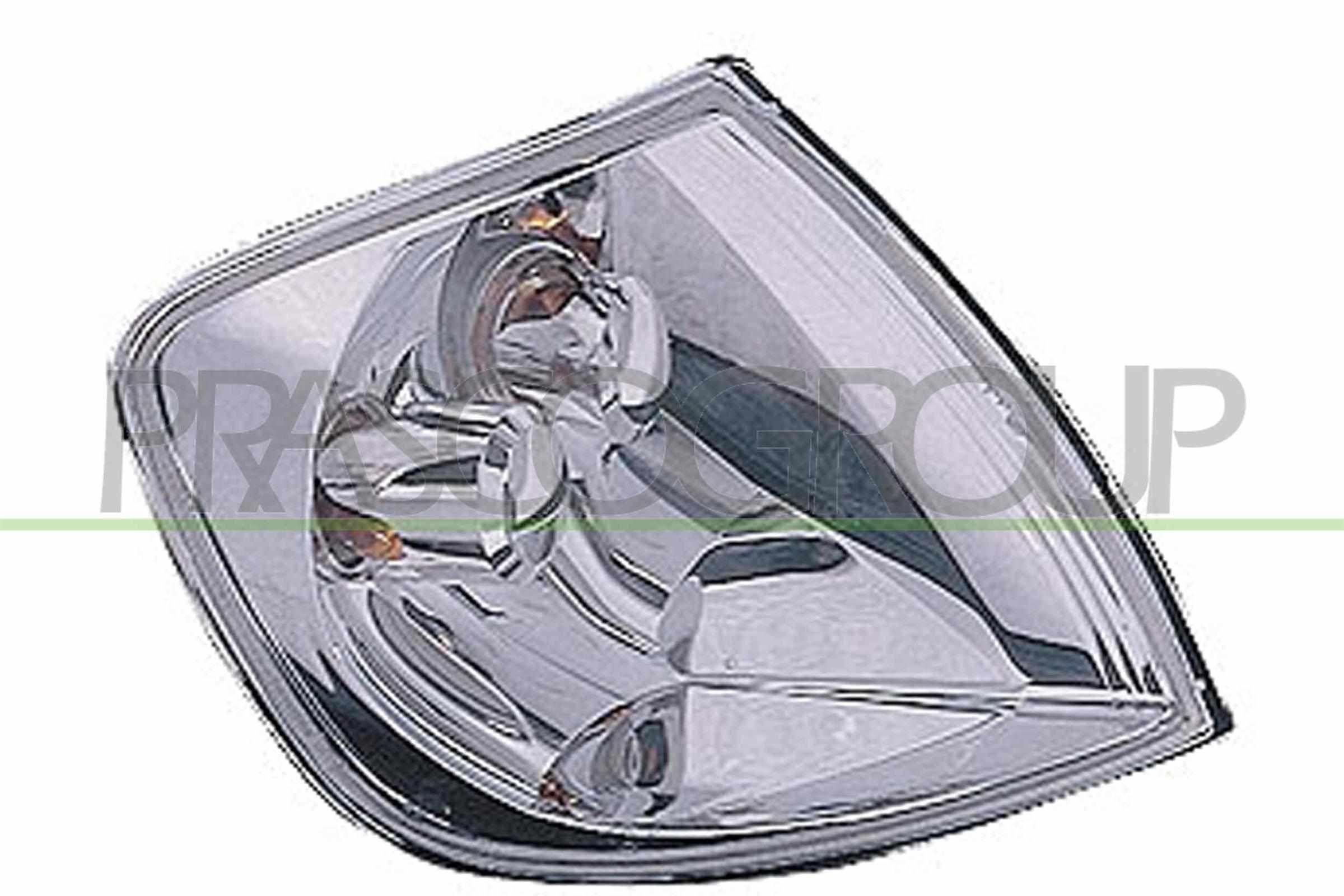 PRASCO VG0204013: Semnalizator fata dreapta, alb, cu suport bulb
