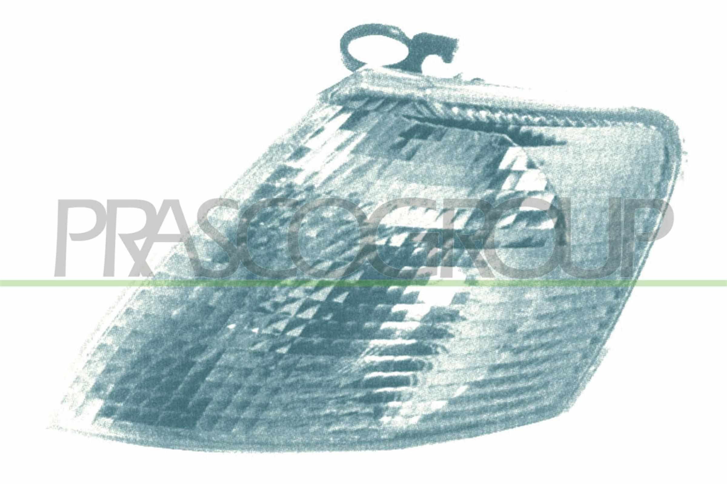 PRASCO VG0524014: Indicatore di direzione anteriore Sx, bianco, con portalampada