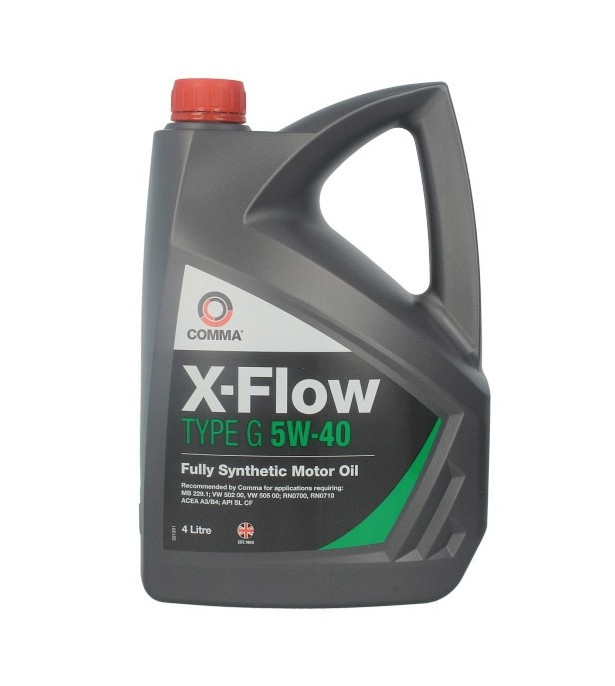 COMMA XFG4L: Mootoriõli 4l, 5W-40 X-Flow, G