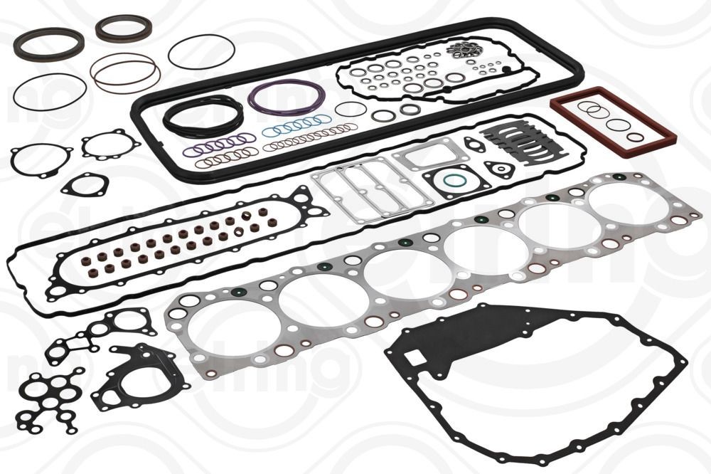 ELRING 650.060: Set garnituri motor cu simering arbore cotit, cu simering supapa