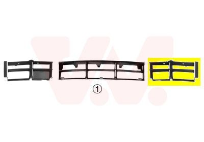 VAN WEZEL 0639591: Grila ventilatie, bara protectie ** Equipart ** stanga, partea de jos