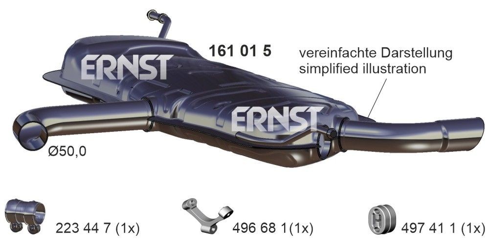 ERNST 161015: Lõppsummuti 1000mm