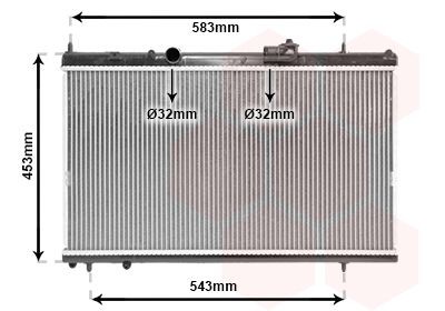 VAN WEZEL 09002228: Radiator, racire motor
