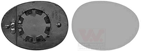VAN WEZEL 0518838: Κρύσταλλο καθρέφτη, εξωτ. καθρέφτης * HAGUS * δεξιά