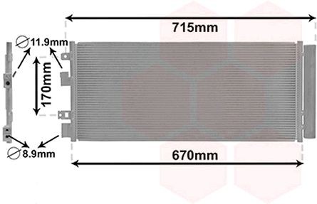 VAN WEZEL 37005690: Condensatore climatizzatore con essiccatore