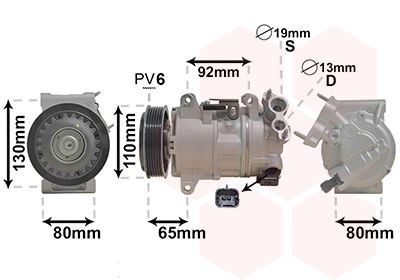 VAN WEZEL 4001K703: AC-kompressor