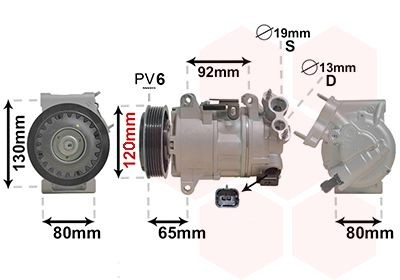 VAN WEZEL 4001K704: Compressore aria condizionata