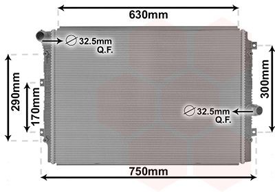 VAN WEZEL 58012713: Radiateur du moteur