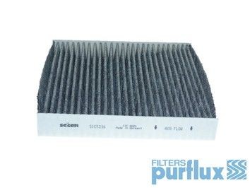 PURFLUX AHC371: Filter, salongiõhk Aktiivsöefilter