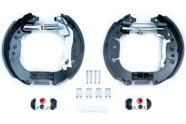 TEXTAR 84081500: Pidurikomplekt, trummelpidur koos rattapiduri silindriga, koos paigalduselemendiga, koos käsipidurikangiga Shoe Kit Pro