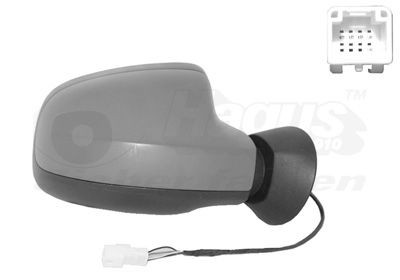 VAN WEZEL 1516818: Välipeegel * HAGUS * paremal