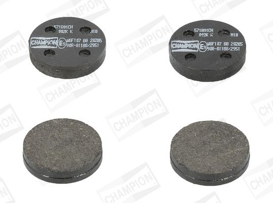 CHAMPION 571891CH: Plăcuțe de frână