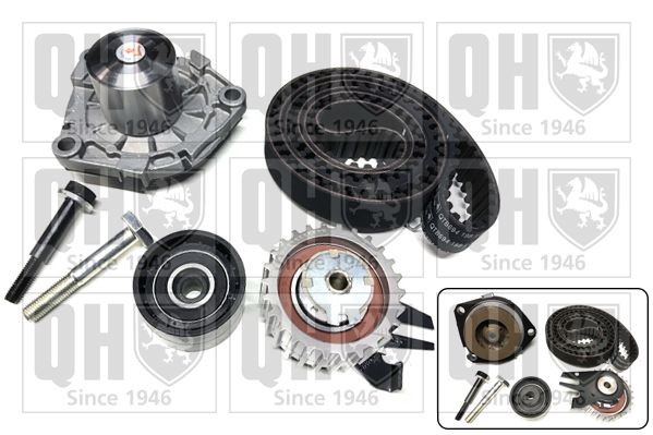 QUINTON HAZELL QBPK8950: Pompă apă + kit distribuție dinti: 137