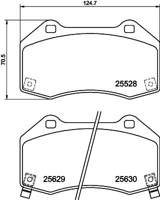 MINTEX MDB4018: Piduriklotsid