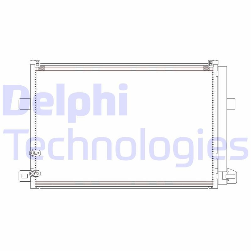 DELPHI CF20301: Condensor voor airco Met droger