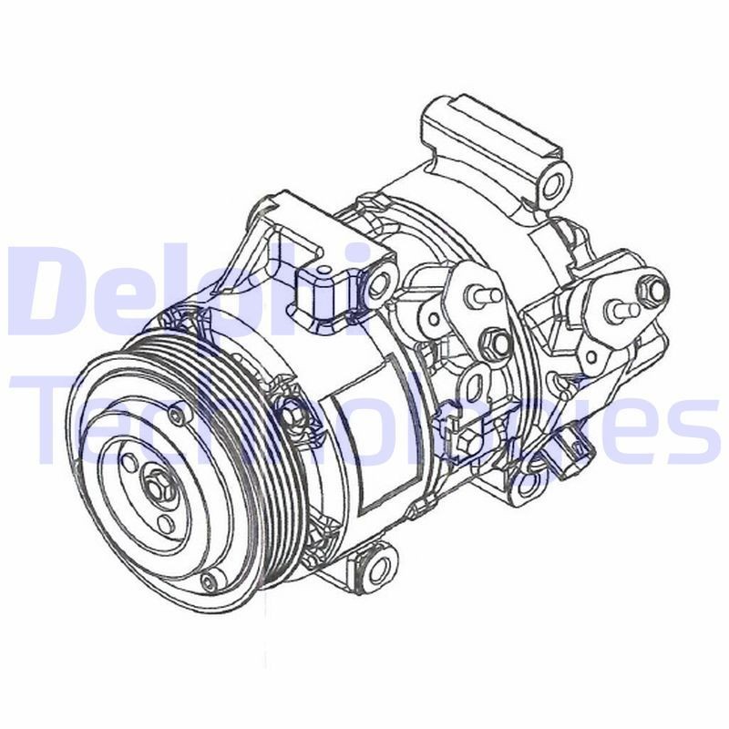DELPHI CS20495: Kliimakompressor PAG-kompressoriõliga