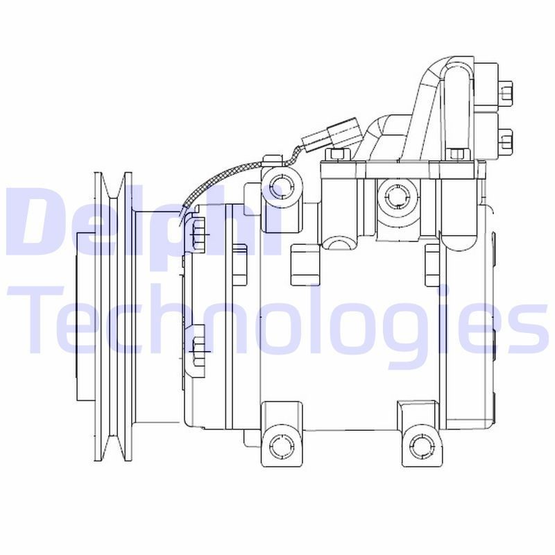 DELPHI CS20524: Kliimakompressor PAG-kompressoriõliga