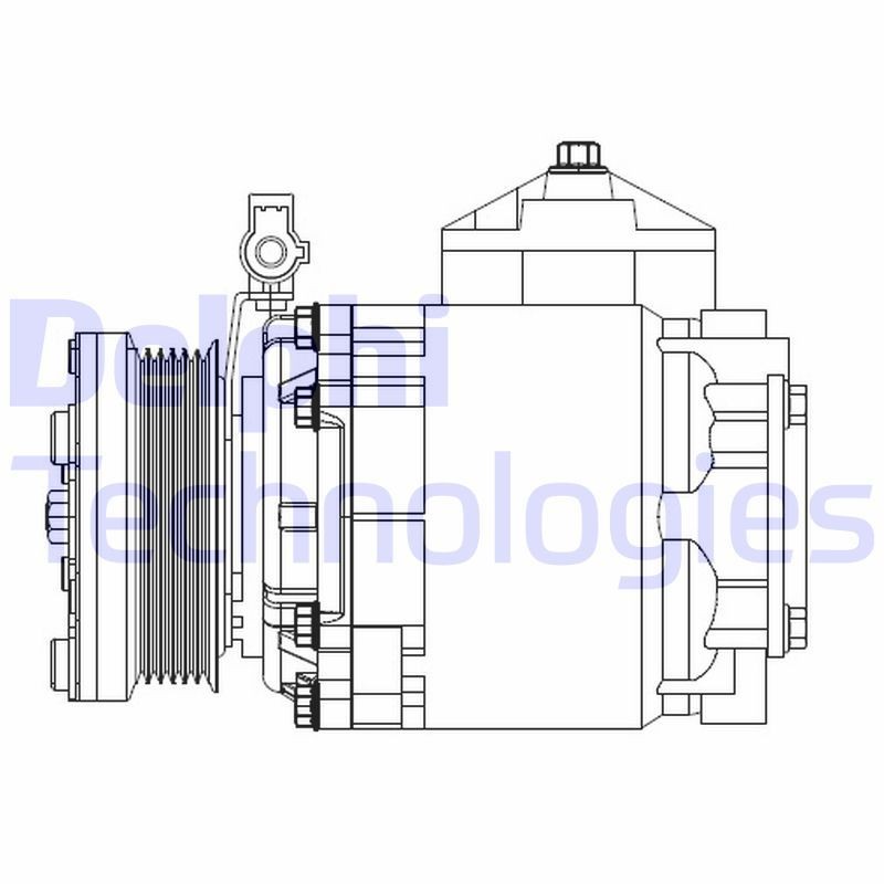 DELPHI CS20525: Kliimakompressor PAG-kompressoriõliga
