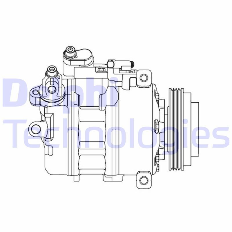 DELPHI CS20527: Kliimakompressor PAG-kompressoriõliga